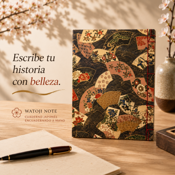 Cuaderno japonés grande estilo Watoji