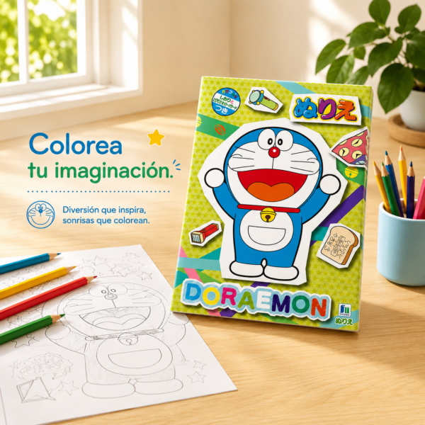 Cuaderno para colorear Doraemon B5