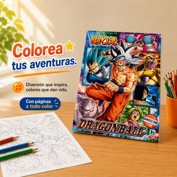 Cuaderno para colorear Dragon Ball Super B5