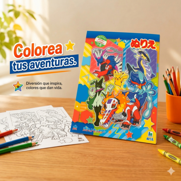 Pokémon Libro para colorear B5